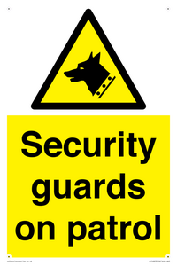 Security guards on patrol